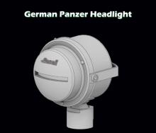 German Panzer Headlight WW II x 3 - 2.