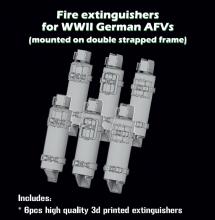 Fire extinguisers for WW II German AFV - 1.