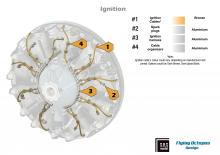 B-17 F/G (Early) Engine & Cowling set for HK Models kit - 16.