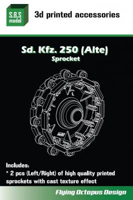 Sd.Kfz.250 (Alte) Sprocket for Takom/Dragon kit